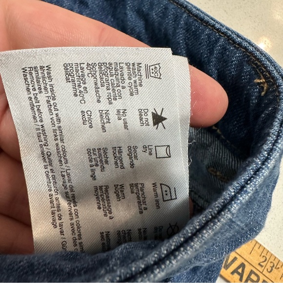 Esprit vintage Wide leg bell bottom bootcut denim jeans size 14 - Picture 4 of 15